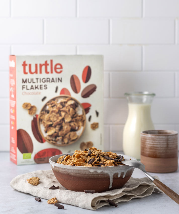 Flocons multi-céréales au chocolat noir sans gluten bio