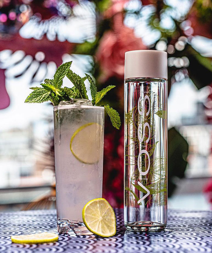 Eau Voss gazeuse citron menthe