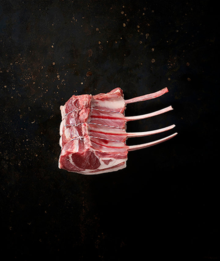Carré de côtes premières d’agneau laiton
