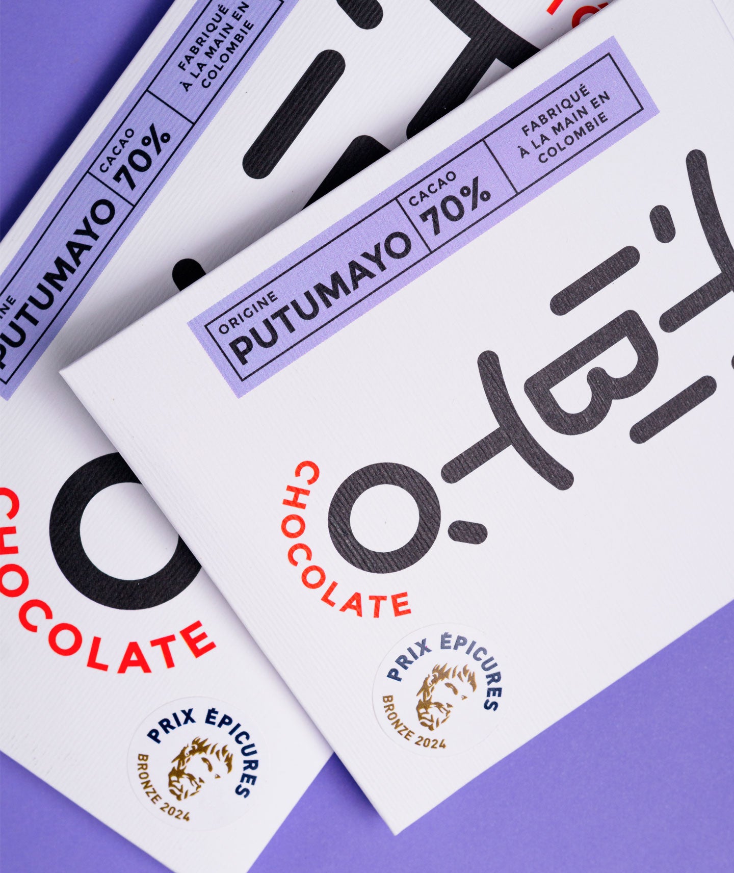 Tablette chocolat noir 70% origine Putumayo
