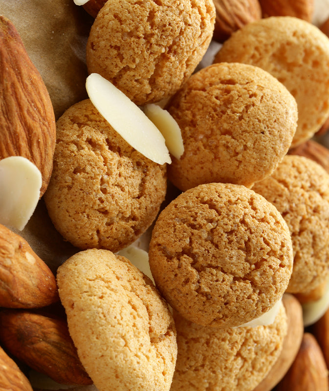 Amaretti croquants - boîte rétro