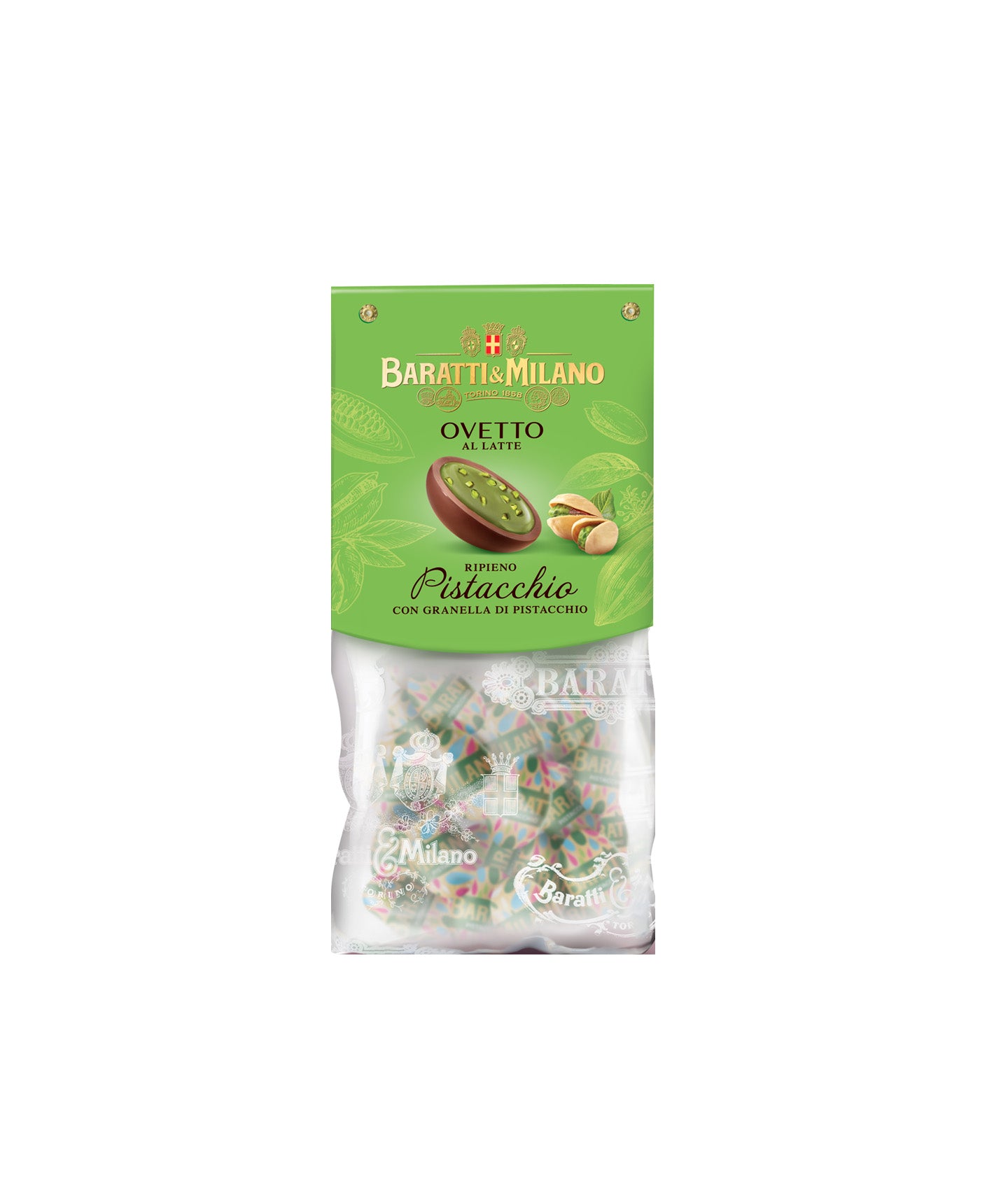Sachet petits oeufs garni praliné pistache