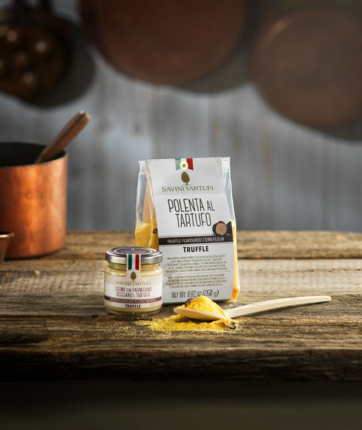 Polenta à la truffe d'été