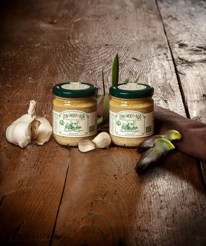 Crème d'artichauts et ail
