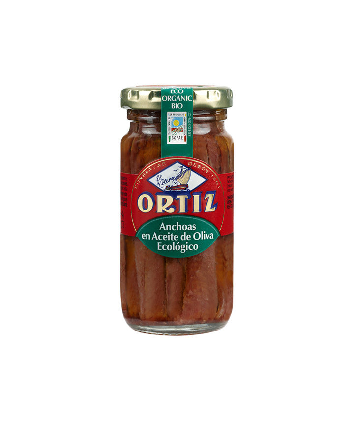 Filets d'anchois à l'huile d'olive bio