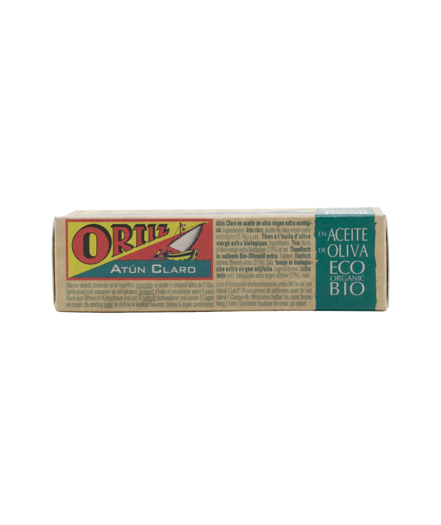 Thon Albacore à l'huile d'olive bio - Boîte métal