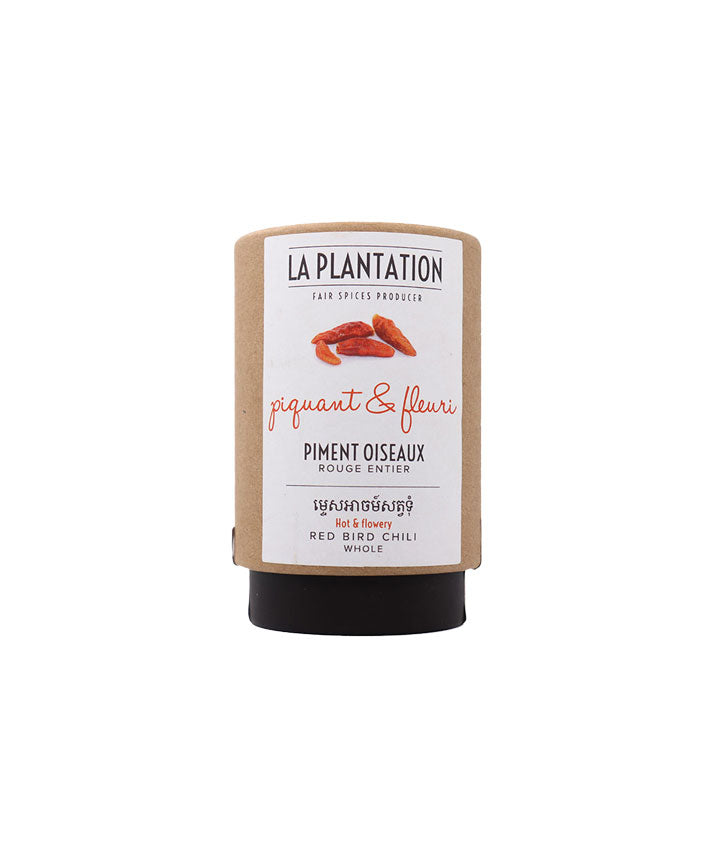 Piment oiseau rouge vue face aux Galeries Lafayette Le Gourmet