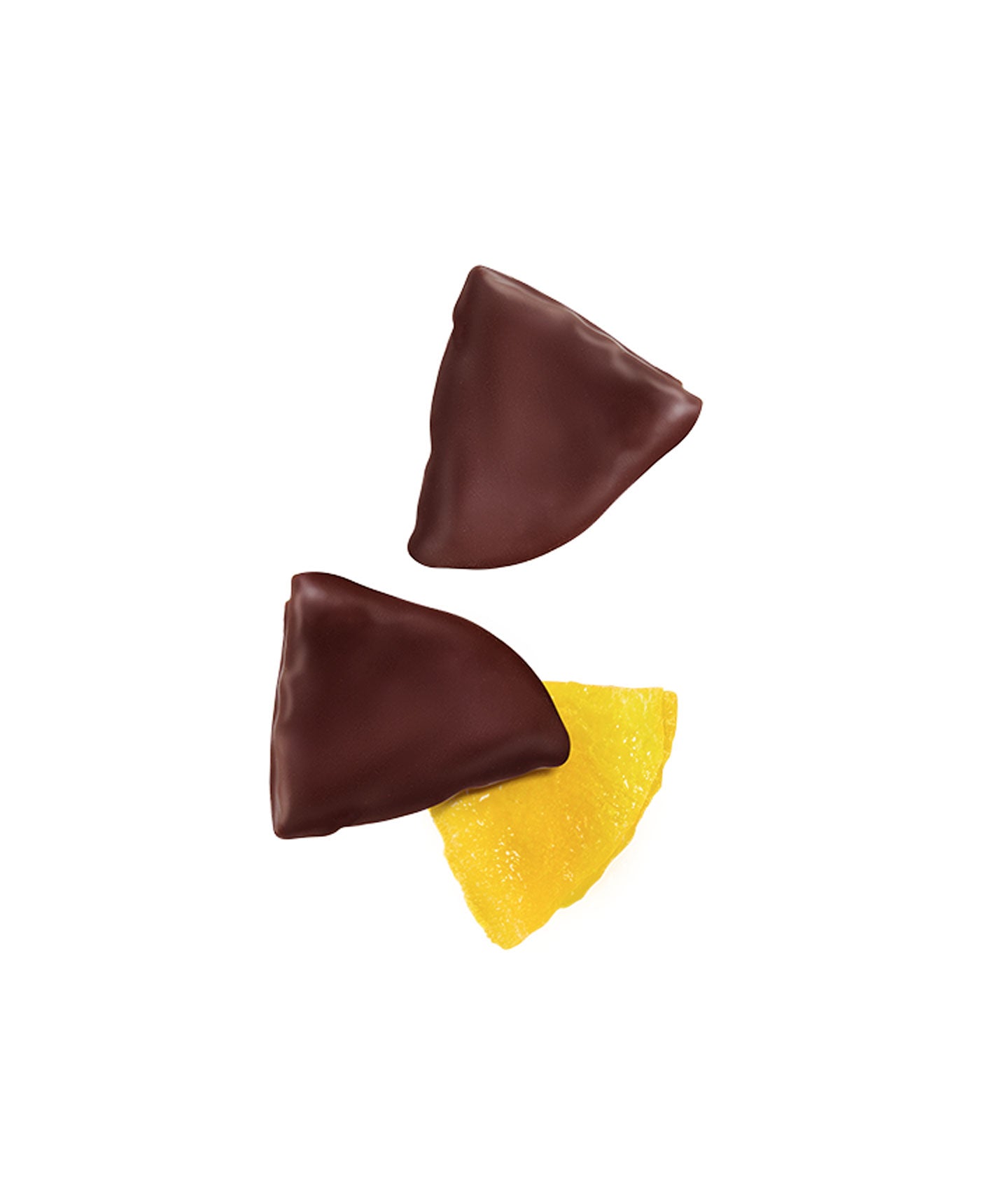 Fruit de la passion enrobé de chocolat noir 65%