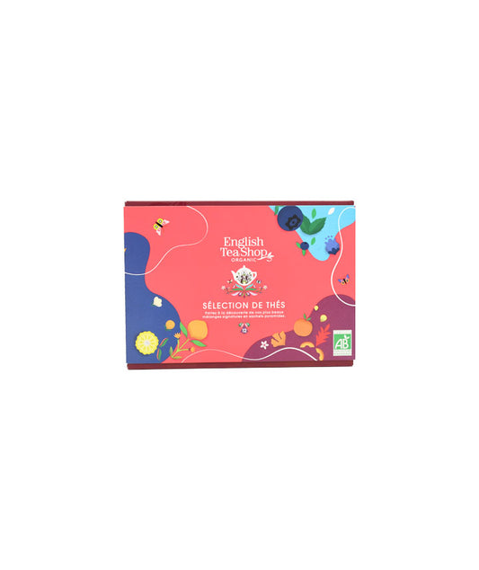 Coffret Prismes sélection de thés bio - 12 sachets