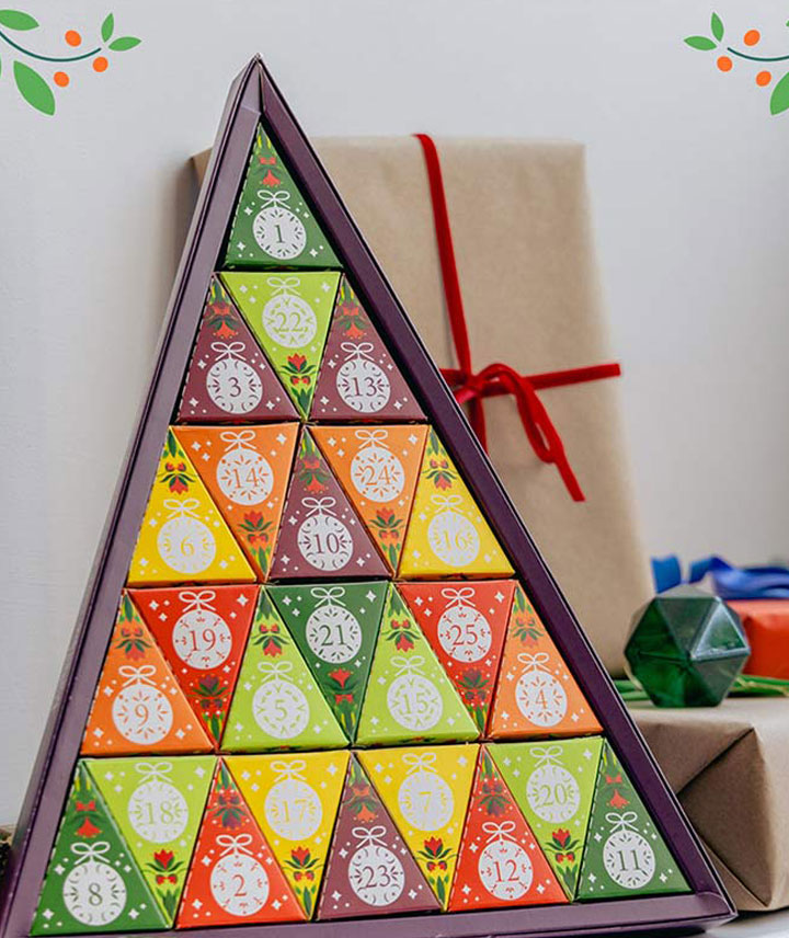 Calendrier de l'Avent "Triangle blanc" 2024 - The English Tea Shop