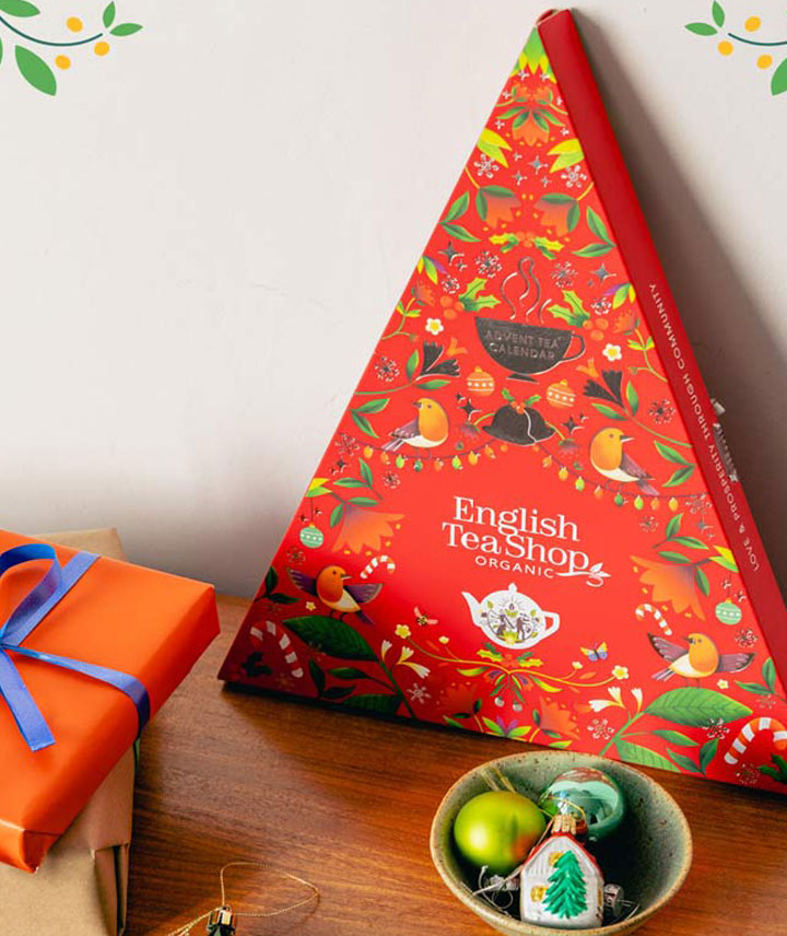 Calendrier de l'Avent "Triangle blanc" 2024 - The English Tea Shop