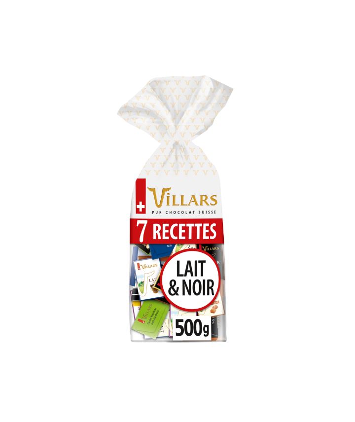 Assortiment de mini chocolats au lait et noirs - 7 recettes