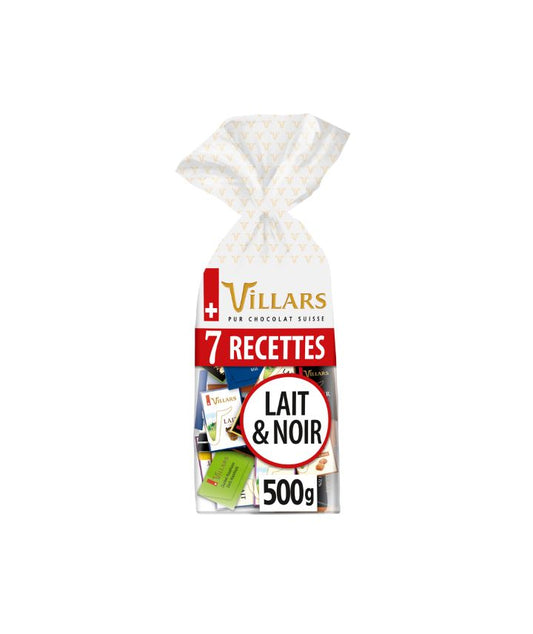 Assortiment de mini chocolats au lait et noirs - 7 recettes