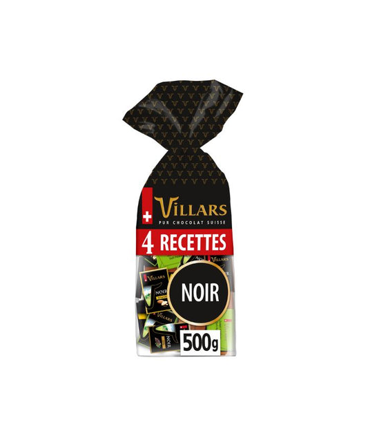 Assortiment de mini chocolats noirs