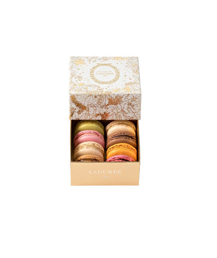 Coffret de 8 macarons "Le Jardin Magique"