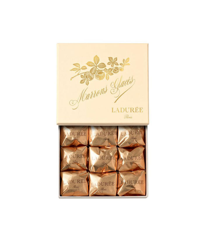 Coffret de marrons glacés - 9 pièces