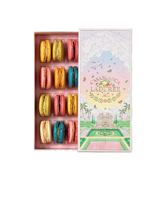 Coffret de 12 macarons "Casablanca"