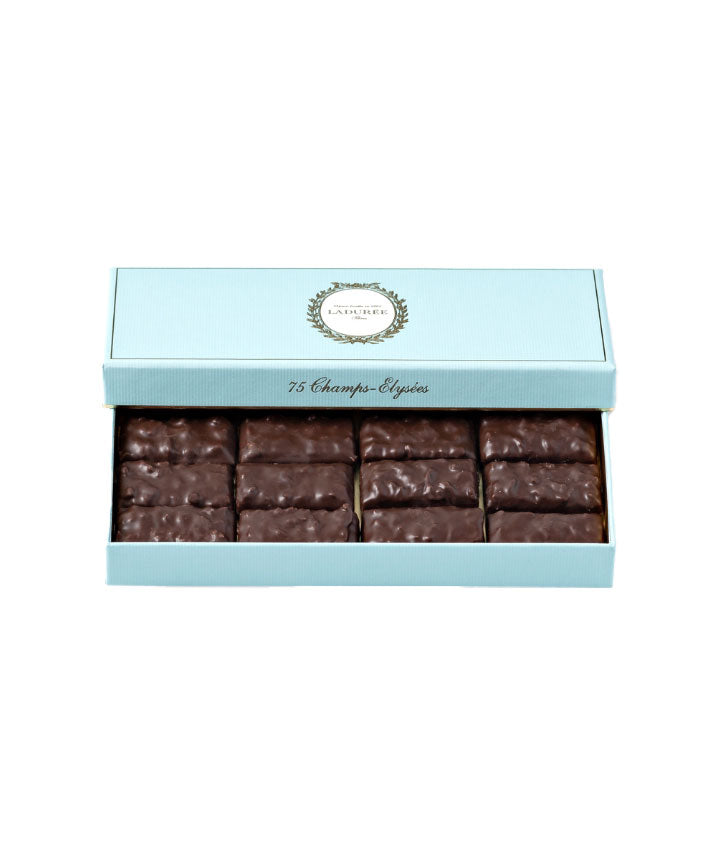 Coffret de 12 chocolats "75 Champs Elysées"