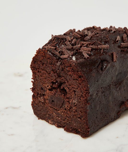 Cake chocolat noir à la fleur de sel