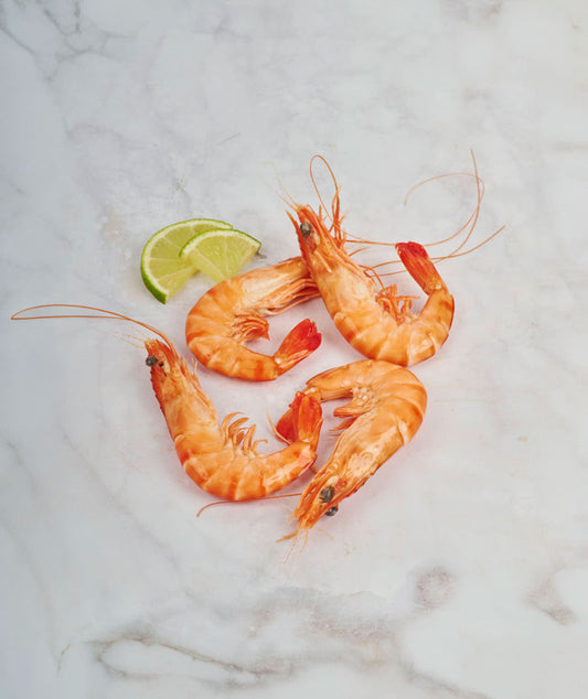 Crevettes bio cuites