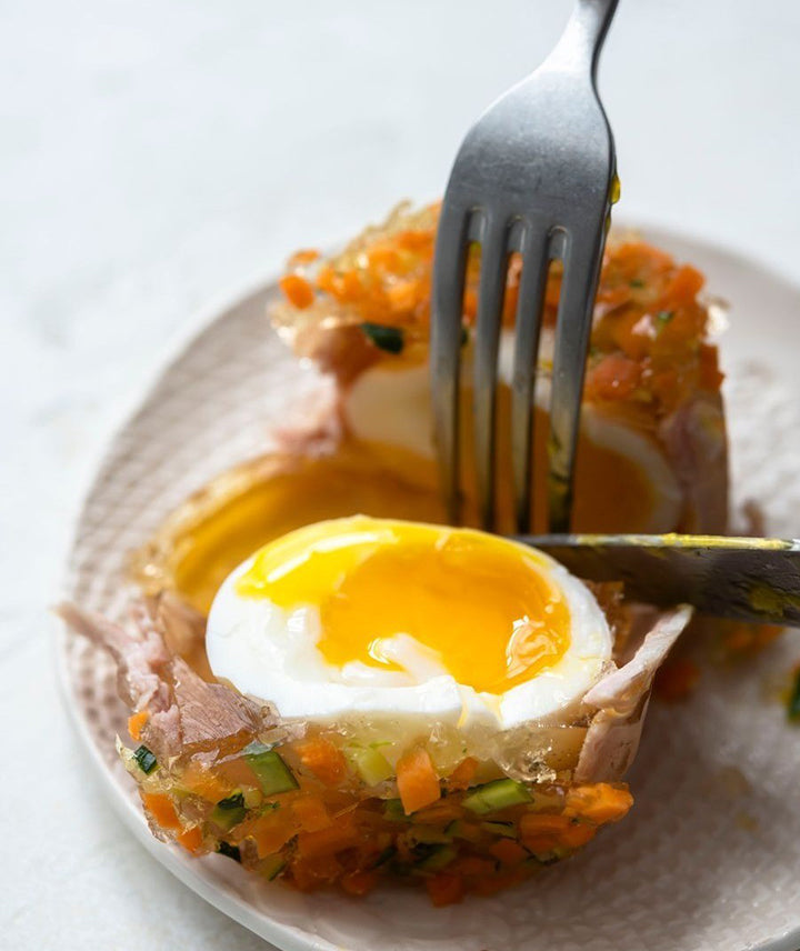 Oeuf en gelée au saumon