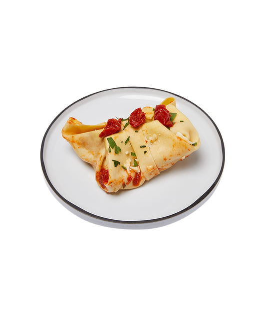 Giganti à la romaine aux artichauts et mozzarella