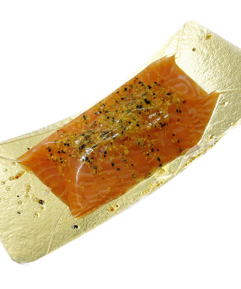 Coeur de saumon au poivre citronné