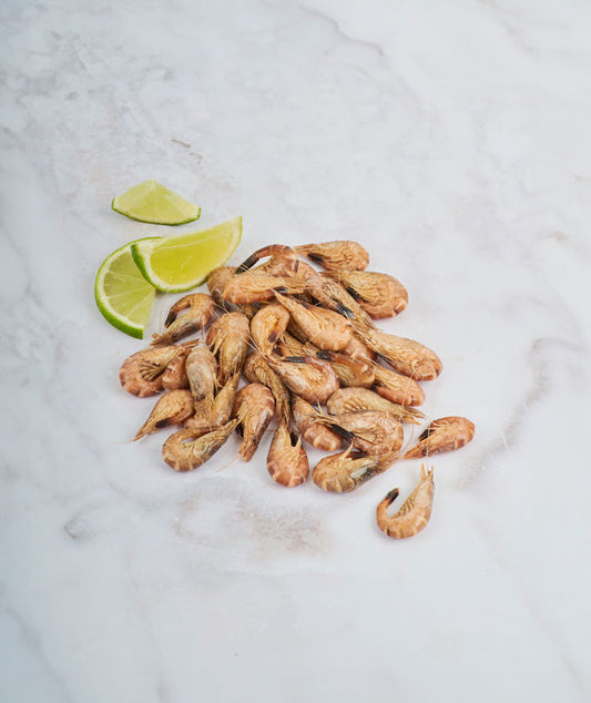 Crevettes grises cuites