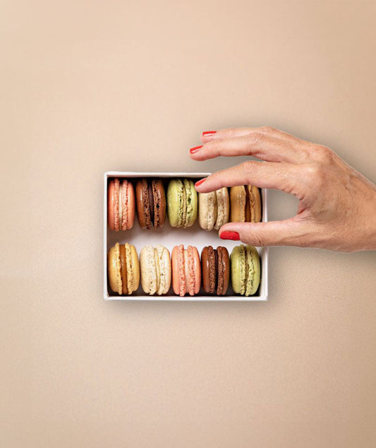Assortiment de 10 macarons