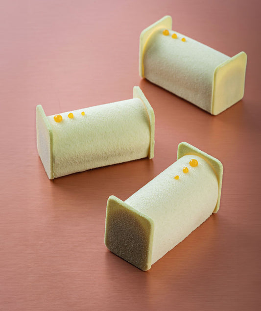 Bûchette pistache vanille - Individuel