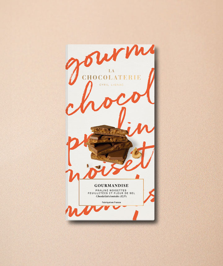 Tablette gourmande praliné noisette