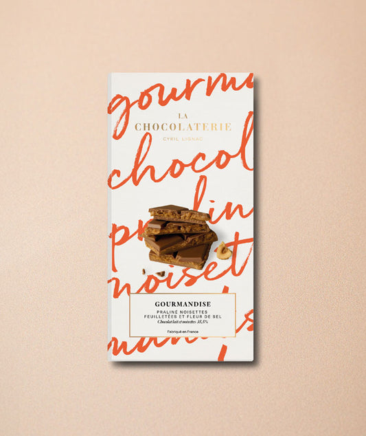 Tablette gourmande praliné noisette