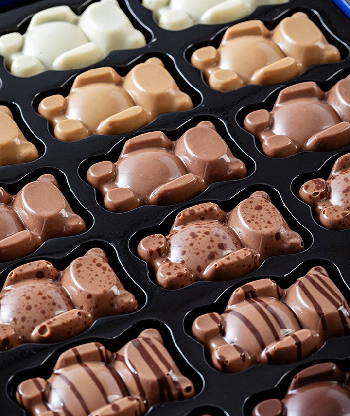 Boite 20 oursons praliné