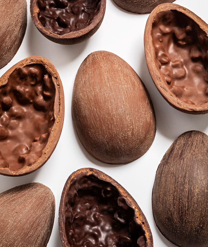 Oeuf chocolat au lait de Pâques