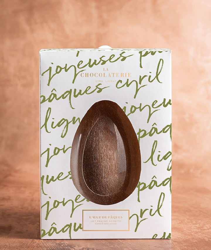 Oeuf chocolat au lait de Pâques