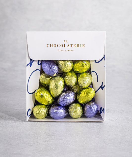 Mini-œufs chocolat praliné