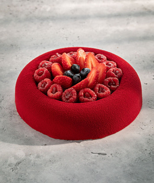 Entremets fruits rouges - 6 personnes