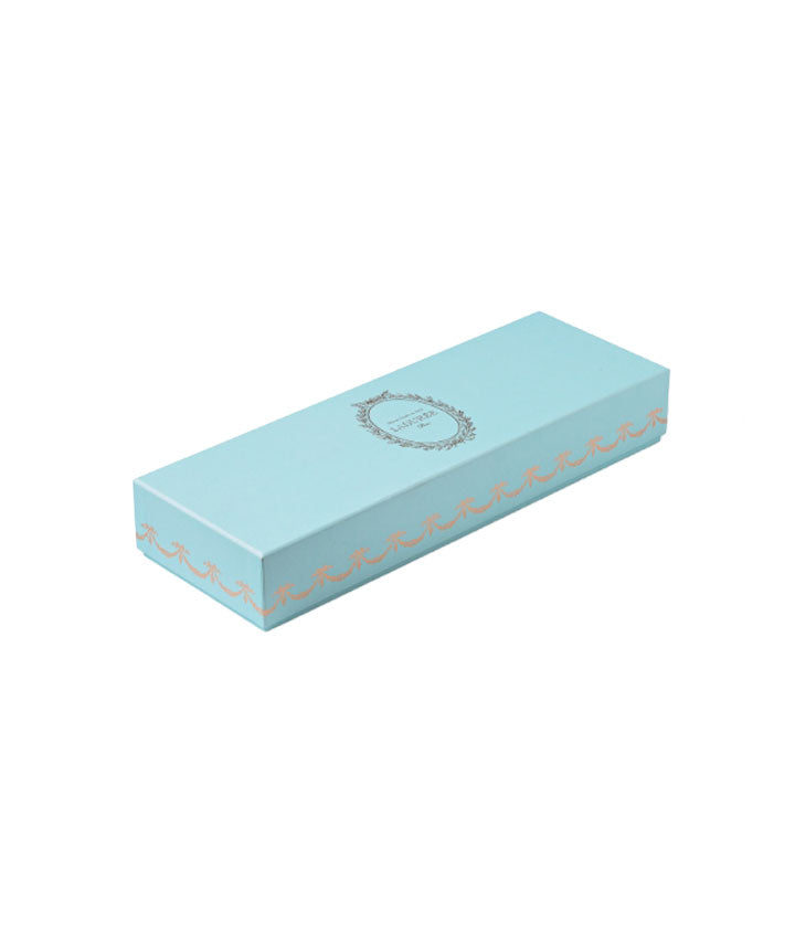 Coffret de 40 macarons "Prestige" bleu