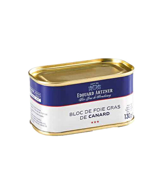 Foie gras de canard - Boite rectangle conserve 130g