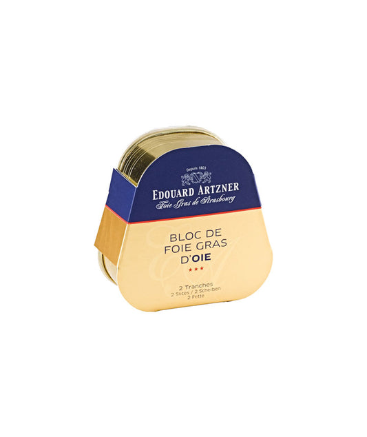 Bloc de foie gras d'oie - 2 tranches