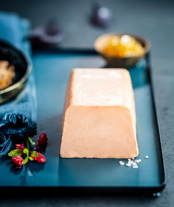 Bloc foie gras de canard au gewurztraminer - 200g