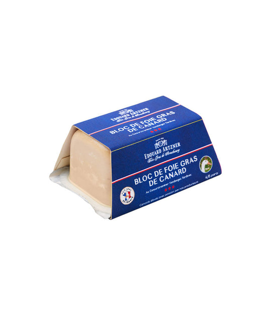 Bloc foie gras de canard au gewurztraminer - 200g
