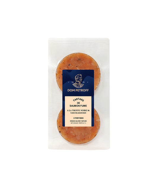 Tartare saumon fumé truffe noire