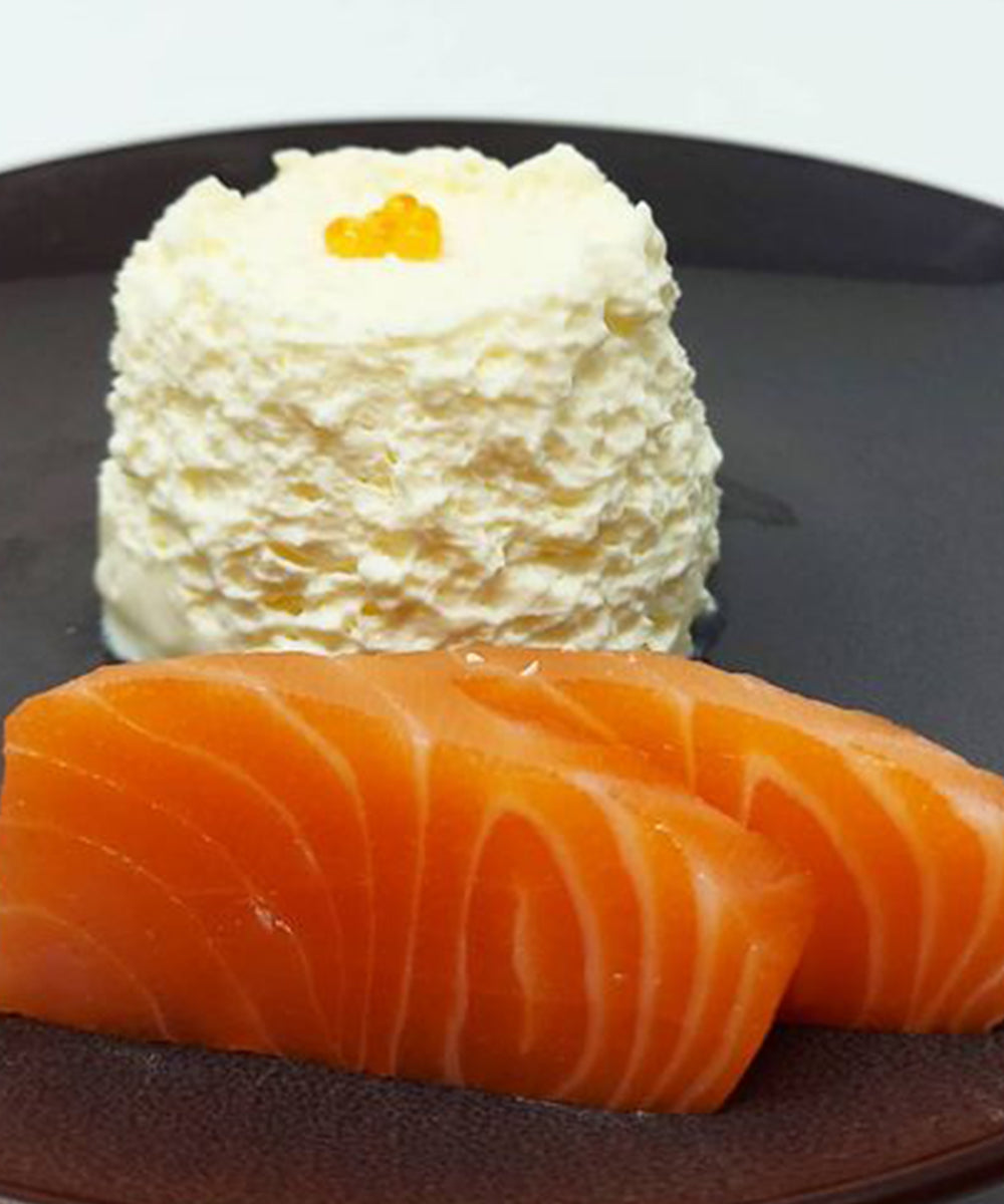Cœur de saumon fumé au Yuzu