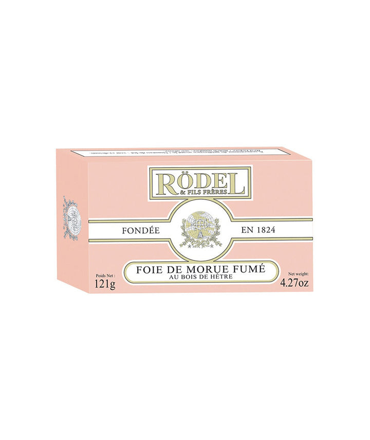 Foie de morue fumé au bois de hêtre