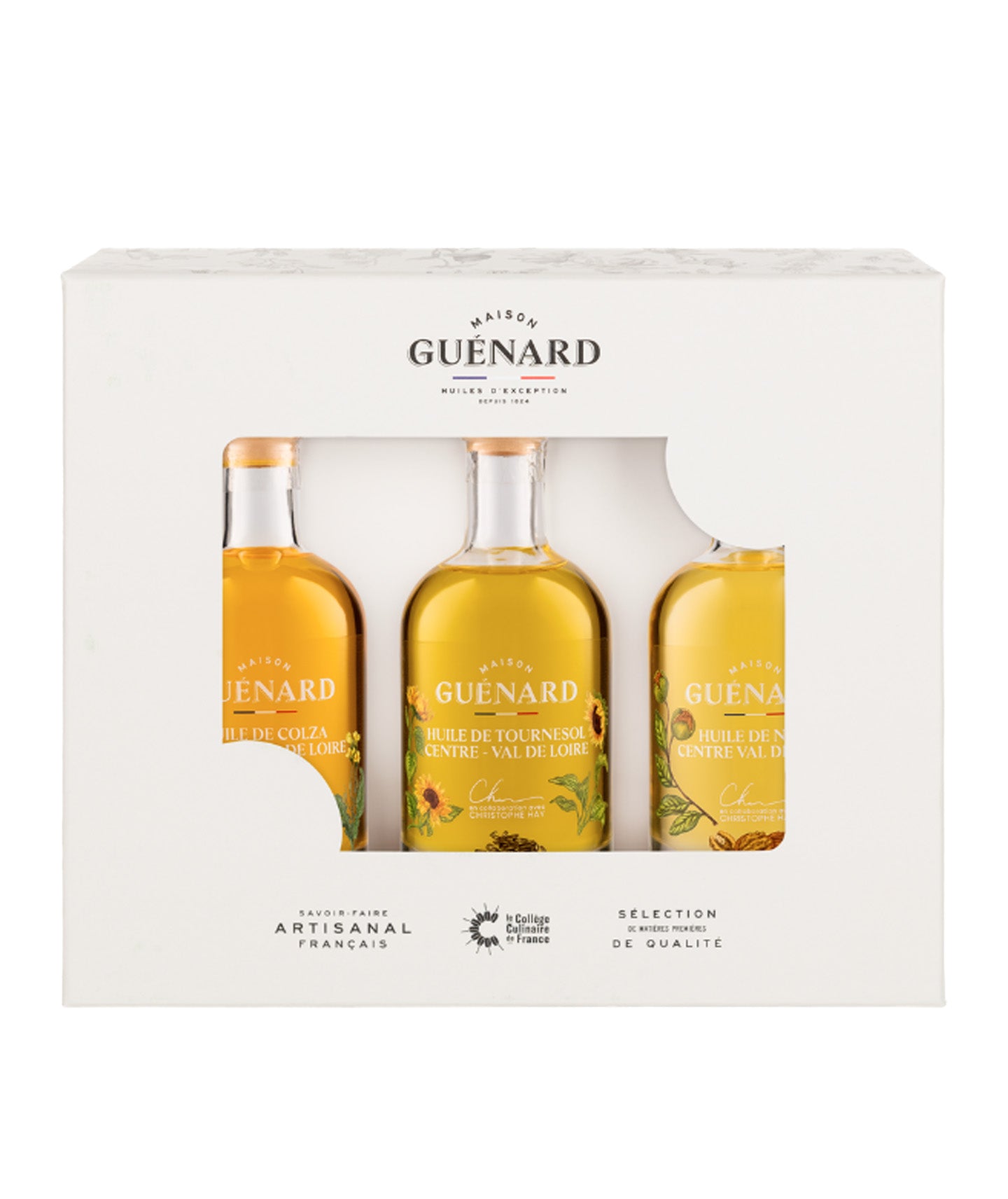 Coffret d'huiles 100% Centre Val de Loire x Chef Christophe Hay
