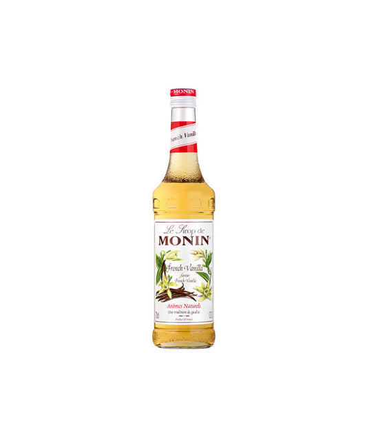 French Vanilla - Le sirop de Monin vue face aux Galeries Lafayette Le Gourmet