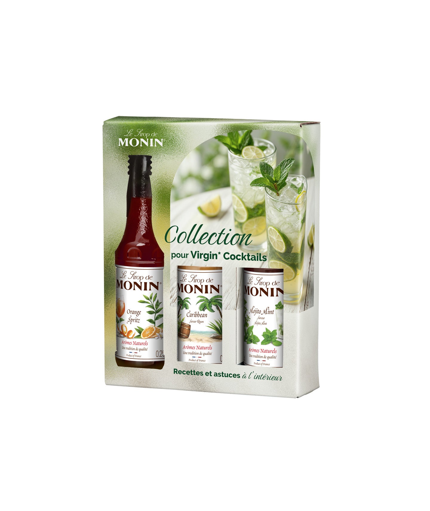 Coffret de 3 sirops pour virgin cocktails