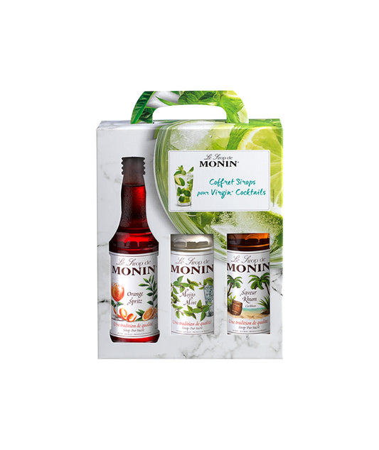 Coffret de 3 sirops pour virgin cocktails