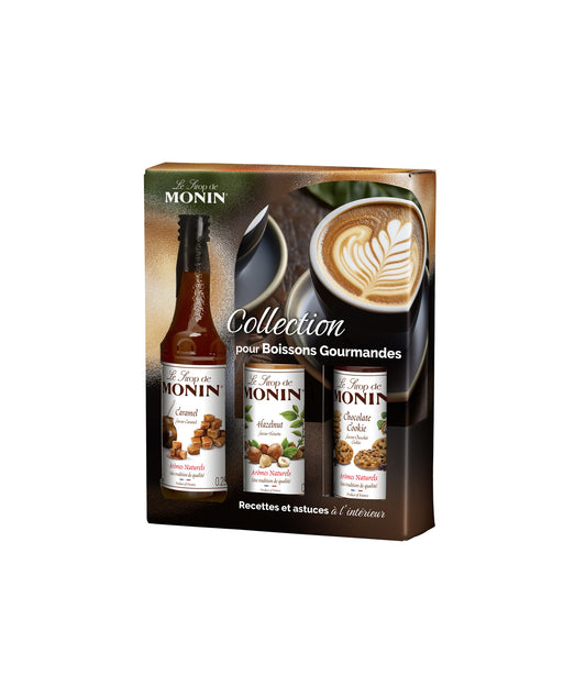 Coffret de 3 sirops pour cafés aromatisés